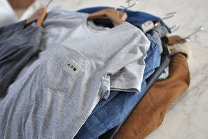 A.P.C. × Carhartt POCKET TEE カーハート Tシャツ グレー [2]