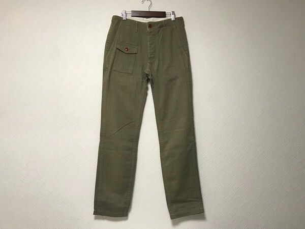 本物サンカSancaコットンワークパンツサーフアメカジミリタリーゴルフビジネススーツメンズカーキS日本製