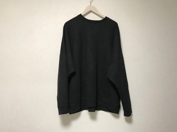 本物ハレHAREスエードダッチバルーンワイド長袖TシャツロンTメンズサーフアメカジワークミリタリースーツビジネスモード黒ブラックS