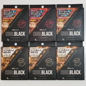 エナジーコーラメンソール(5個入×3箱)、たばこメンソール(5個入×3箱) クールブラック 交換用カートリッジ