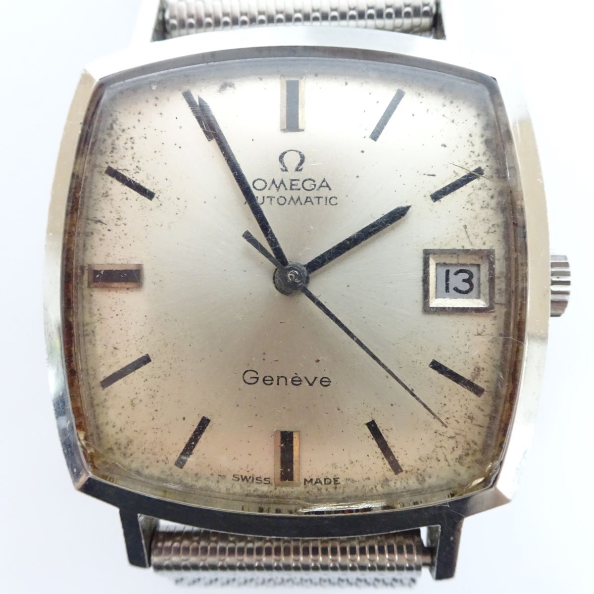 1円◎正規◎【OMEGA/オメガ】ジュネーブ デイト スイス製 1円◎正規◎【OMEGA/オメガ】ジュネーブ デイト スイス製