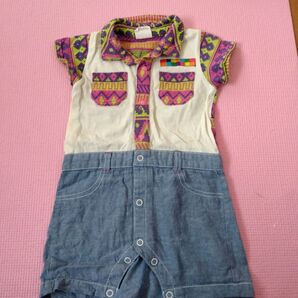 男の子 カバーオール ロンパース 70