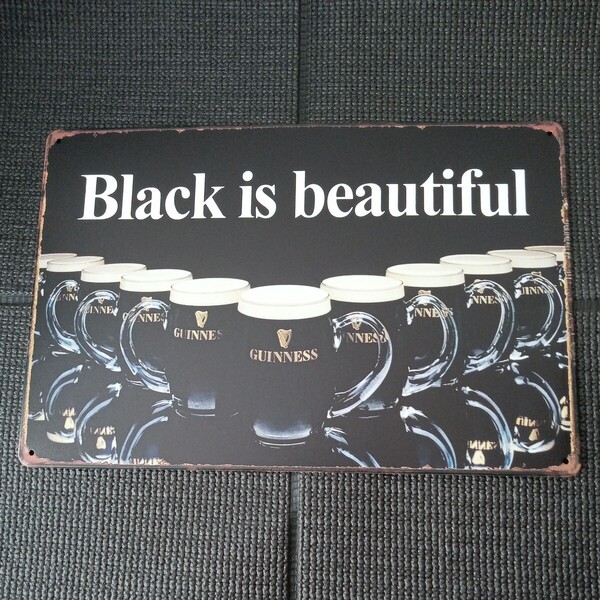 ■ブリキ看板 GUINNESS ギネスビール BAR 世田谷ベース サインプレート アメリカン雑貨 ③