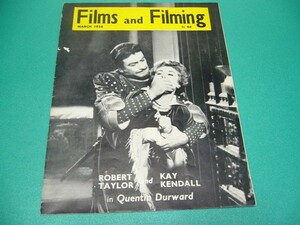 ☆Films and Filming March 1956☆映画雑誌/ロバート・テイラー/ケイ・ケンドール/チャップリンetc.