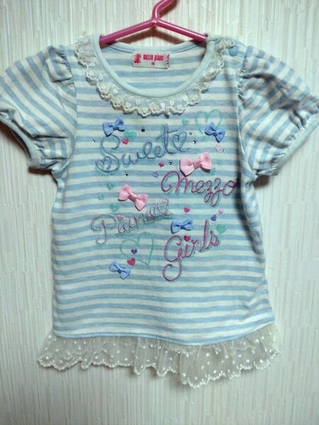 【メゾピアノ】半袖Tシャツ(80cm)