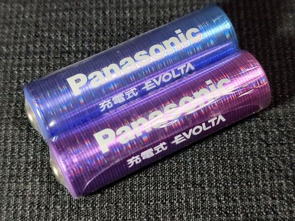 【未使用品】Panasonic パナソニック 充電式 EVOLTA エボルタ 単3形 HHR-3MKS 数量2(1パック)