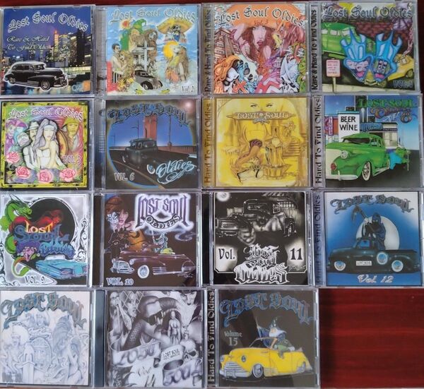 【CD】 LOST SOUL OLDIES VOL.1-15 レアソウル コンピ 完全セット 入手困難