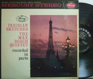 ３枚で送料無料【米Mercury】Max Roach/Parisian Sketches (Tommy Turrentine, Stanley Turrentine, etc)