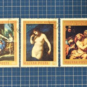 絵画 切手 使用済 押印済 5枚 セット