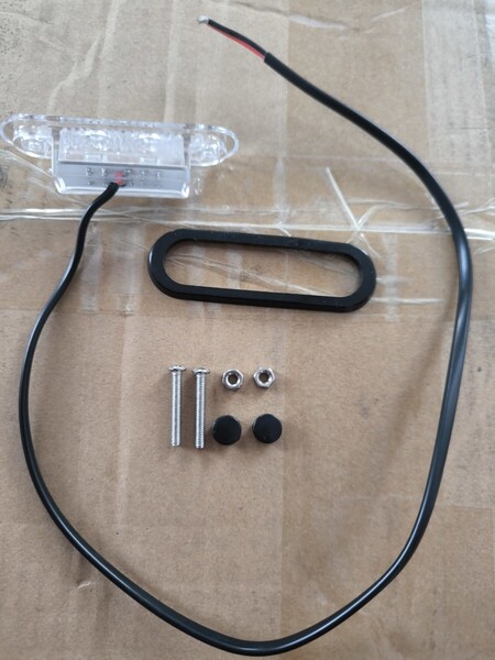 サイドマーカー 埋込マーカー2led ホワイト 10個セット!パイプ EUROカスタムVOLVOスカニア防水 12~24vHELLAタイプ LEDネジ付き バー