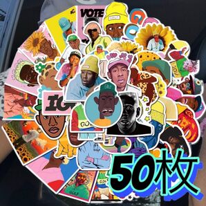 50枚 タイラーザクリエーター 歌手 ラッパー ステッカー