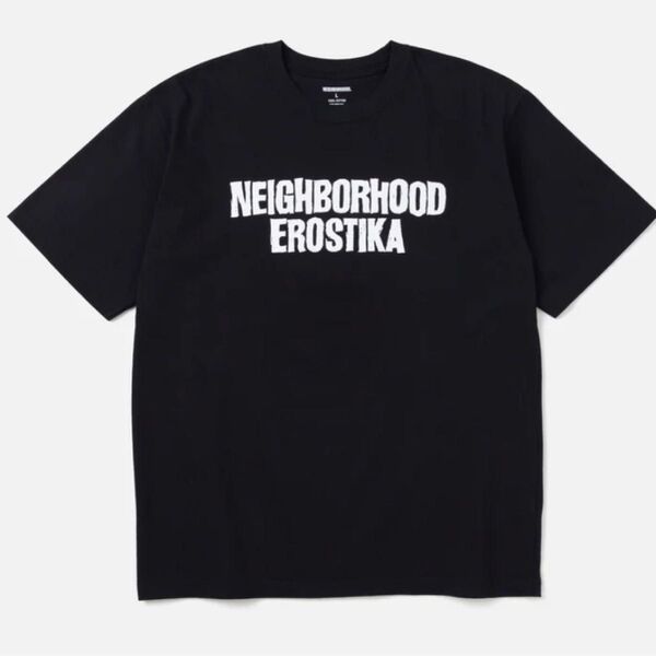 NEIGHBORHOOD NH X EROSTIKA . TEE SS-3 黒 ネイバーフッド エロスティカ