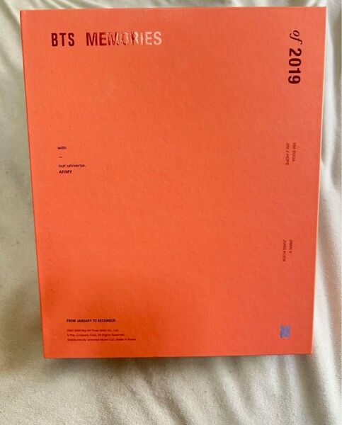 BTS MEMORIES OF 2019DVD 日本語字幕つき トレカなし BTS 防弾少年団