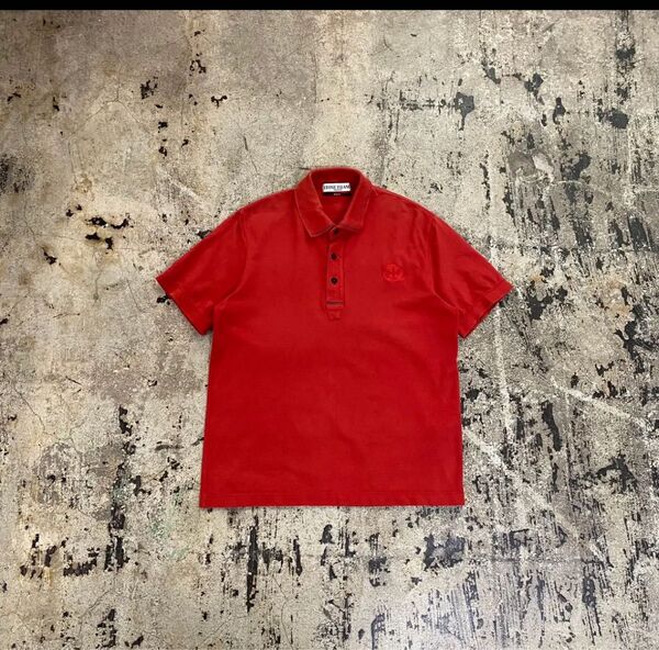 STONE ISLAND 2010 PATCH WORK LOGO POLO SHIRT