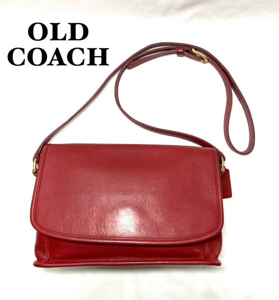 【美品】COACH オールドコーチ ショルダーバッグ USA製 L5D-9975