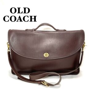 【美品】COACH オールドコーチ ビジネスバッグ USA D4C-5265