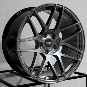 91【新品】4本 ESR RF01 19インチ 9.5J ET+22 5穴 PCD112 ハイパーブラック BBS LM RG RI RE RG RS JDM USDM ヘラフラ ssr work