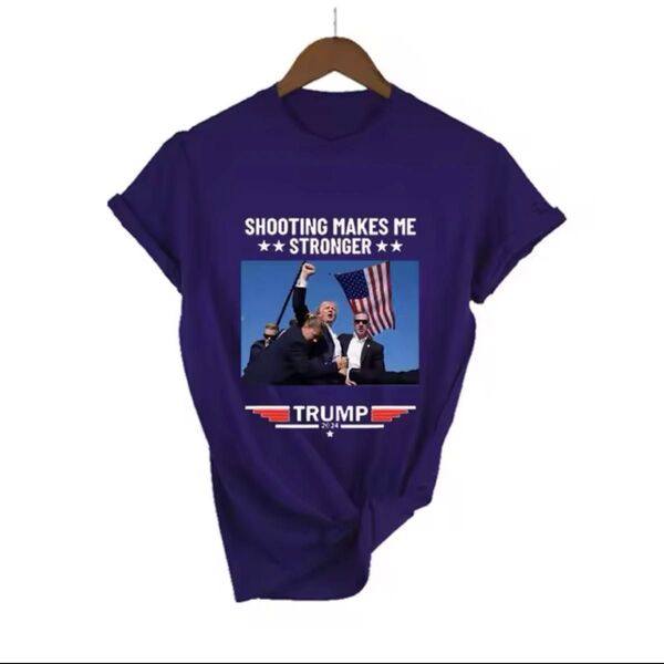 ドナルド トランプ 元大統領 Tシャツ パープル XL