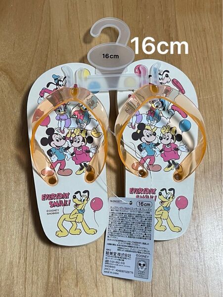 《新品》ミッキー&フレンズ ビーチサンダル 16cm ビーサン サンダル キッズ