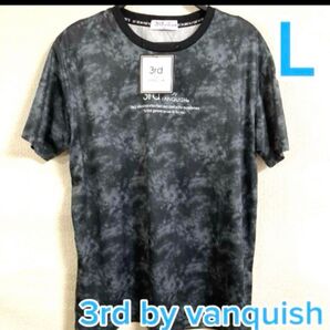 朝倉未来 3rdbyVANQUISH Tシャツ Lサイズ 総柄 ブラック