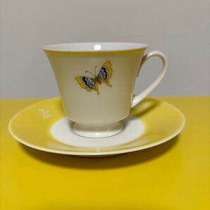 ソーサー カップ ノリタケ Noritake Ivory China 蝶々