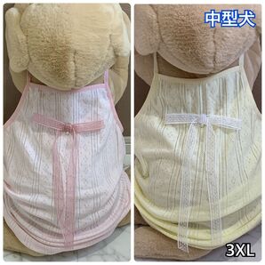 犬服 ペット服 中型犬 春夏 ソフトタンクトップ :3XL