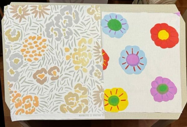 marimekko 生地 ハギレ ネック KRISTINA ISOLA マリメッコ レア 希少