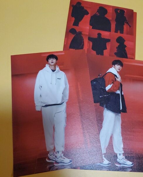BTS 公式 ジン JIN PUMA ノベルティ 非売品 ポストカード 2枚