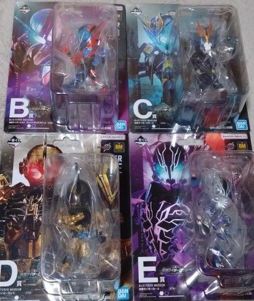 一番くじ 仮面ライダービルド B賞 ビルド C賞 クローズ D賞 グリス E賞 ローグ BLISTERD MUSEUM