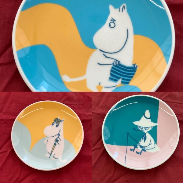3枚セット 日本製 ムーミン14プレート MOOMIN 小皿