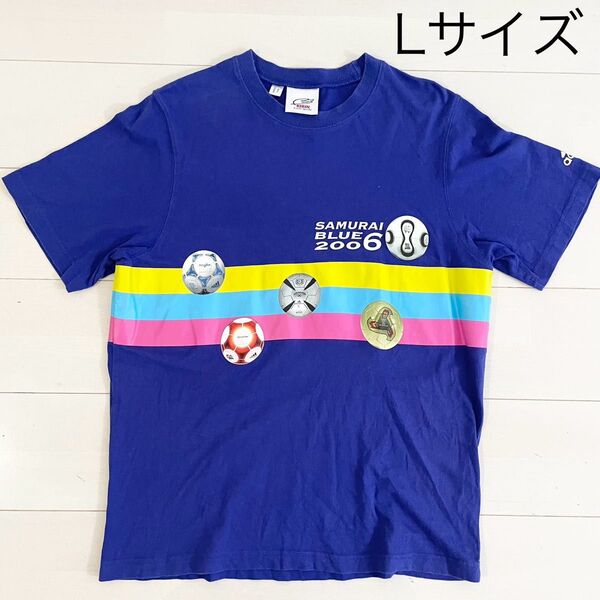 サムライブルー Tシャツ Lサイズ 2006 adidas キリン