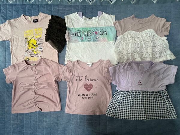女の子 半袖tシャツ 110cm 6枚セット