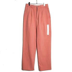 デッドストック 00's マーレーズ トガリーショップ ナンタケットレッド 2タック キャンバス パンツ (30) プレッピー IVY アイビー