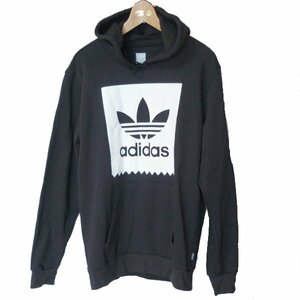 新品M◆アディダスオリジナルスadidas originals 黒トレフォイルパーカー