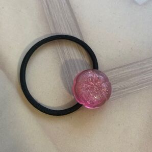 ハンドメイド ヘアゴム 和菓子 練り切り