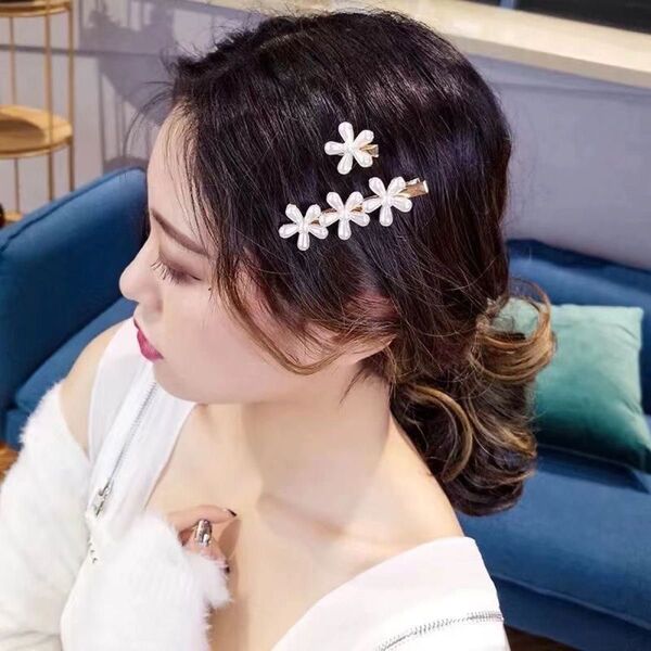 ヘアピン 二点セット パール 可愛い 気質 ヘアアクセサリー