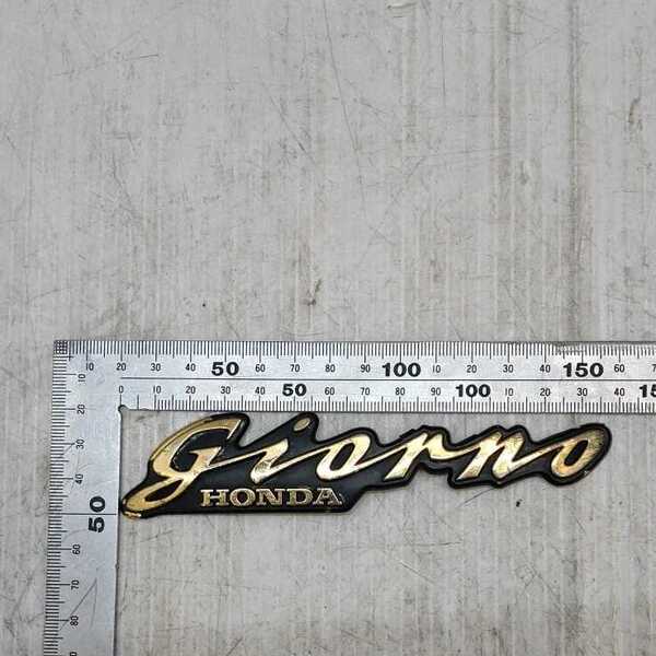 【0401-3】ホンダ ジョルノ Giorno エンブレム 1枚 純正 当時物 絶版 旧車