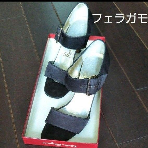 フェラガモ サンダル こげ茶 ダークブラウン
