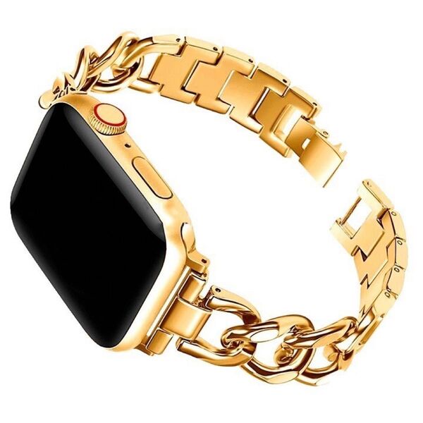 アップルウォッチ 男女 全シリーズ 38mm/40mm/ 41mm ゴール 可愛い ビジネス AppleWatch 時計バンド