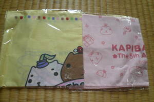  Kapibara-san handkerchie set unopened 
