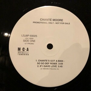 Chant Moore / Chante's Got A Man