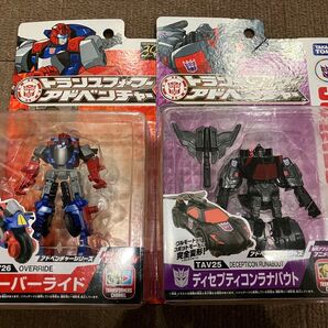 未開封品 未使用品 2体セット トランスフォーマー オーバーライド ラナバウト トランスフォーマー アドベンチャー