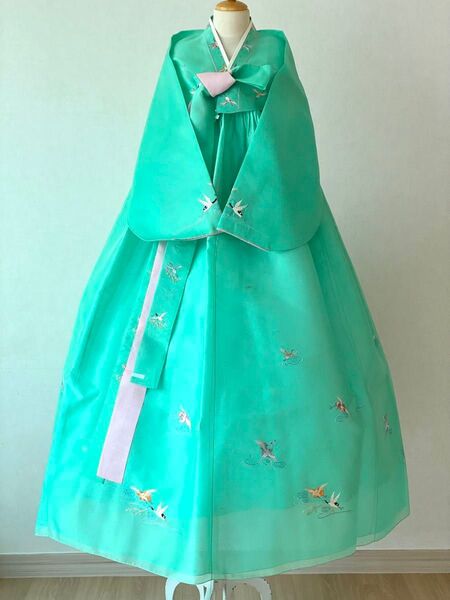 チマチョゴリ 総シルク フルオーダー ハンドメイド刺繍入り