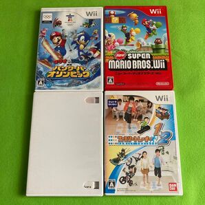 ⑧E Wii用ゲームソフト 3点セット+おまけ1点 マリオ&ソニック スーパーマリオブラザーズ他