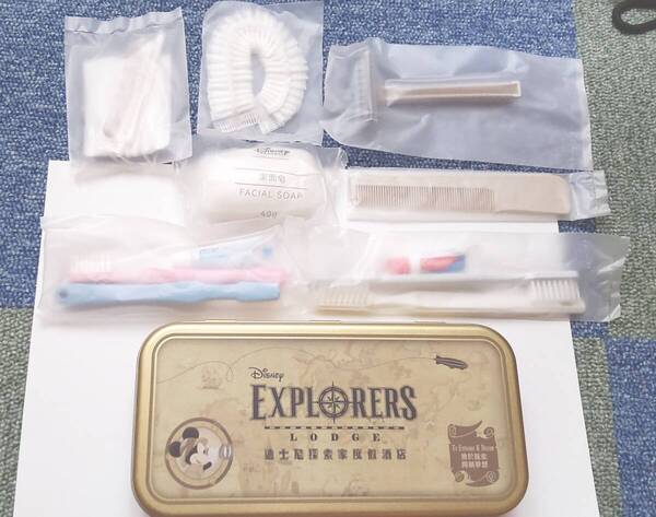 【新品・未使用】 香港 ディズニー・エクスプローラーズ・ロッジ アメニティーセット