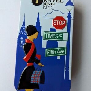 トラベルミント 空き缶 ニューヨーク柄