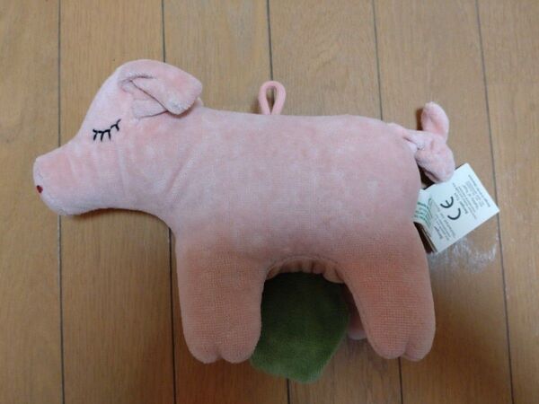 訳有 センガー社 ぬいぐるみ こぶた オーガニックコットン ドイツ製