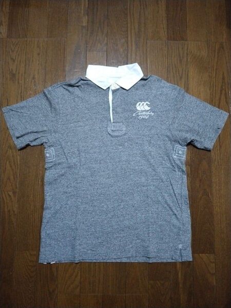 《美品&良品》Canterbury ラガーシャツ グレー