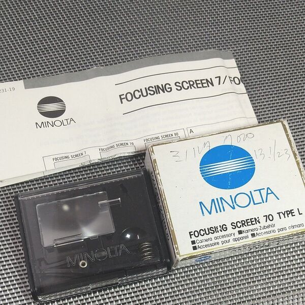 ミノルタ α-7000 フォーカシングスクリーン70 G型 MINOLTA