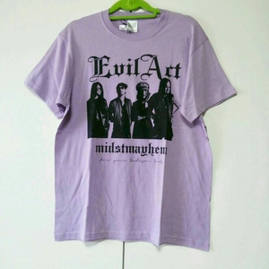 ライトパープル XL 黒夢 清春 SADS Evil Act プリント Tシャツ midst of mayhem KUROYUME KIYOHARU SADS サッズ